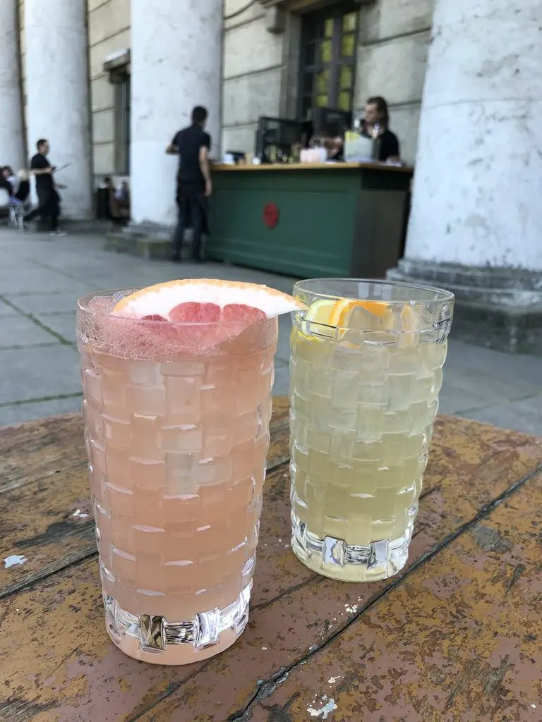 Drinks at The Golden Bar in Munich Photo Heatheronhertravels.com