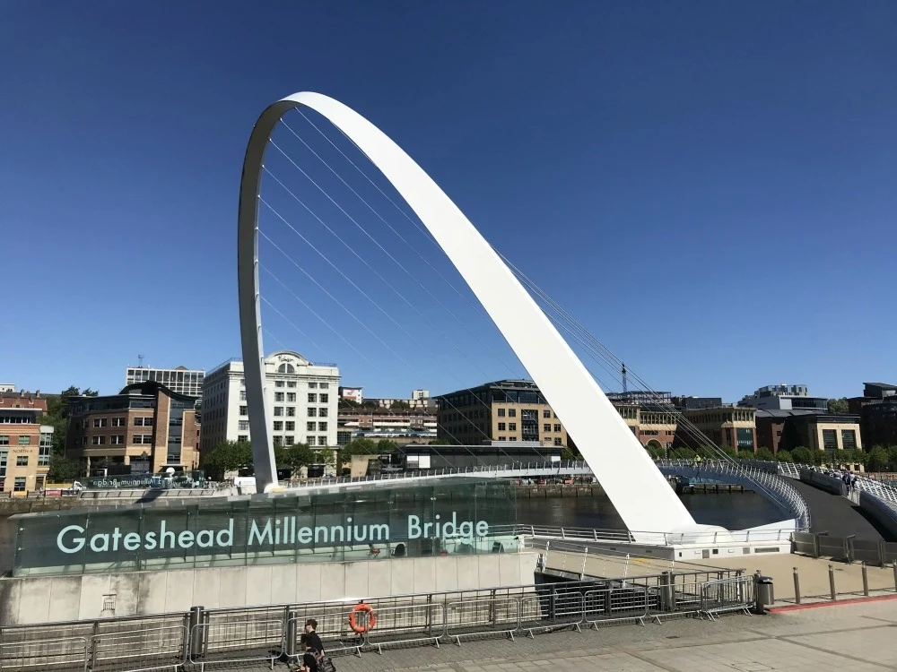 Gateshead Millenium Bridge - Great Exhibition of the North Photo Heatheronhertravels.com