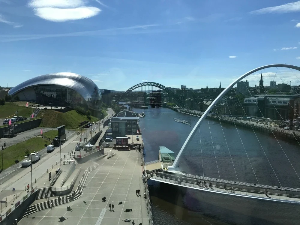 View from Baltic Centre - Great Exhibition of the North Newcastle Photo Heatheronhertravels.com