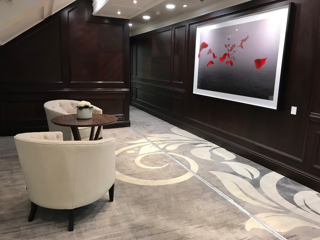 Artwork in Guest relations area Azamara Pursuit