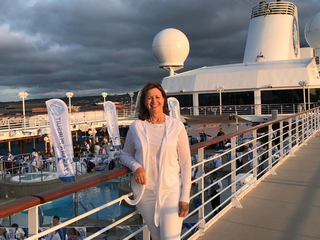 White Night party on Azamara Pursuit in Cherbourg Photo Heatheronhertravels.com