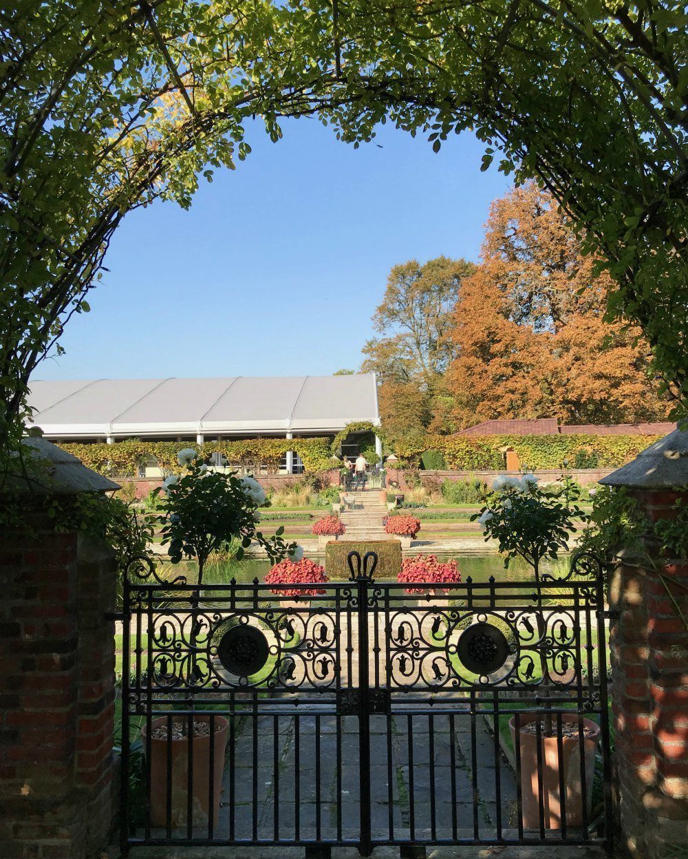 Sunken garden at Kensington Palace, London Photo: Heatheronhertravels.com