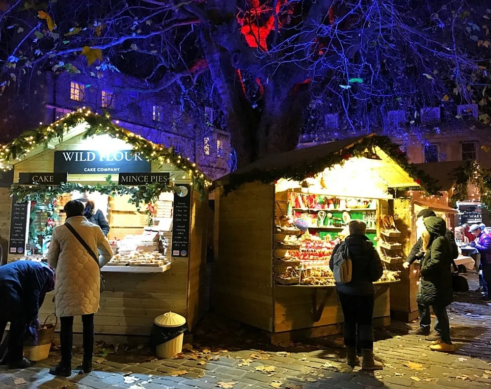 Abbey Green Bath at Christmas Photo Heatheronhertravels.com