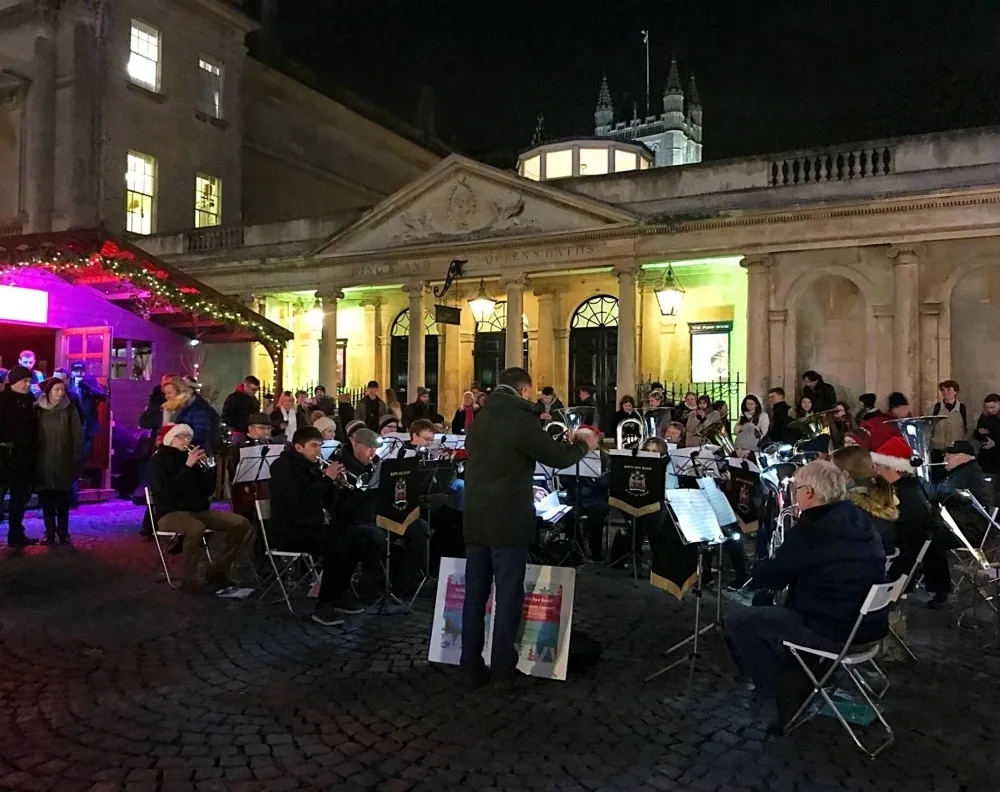 Brass Band Bath at Christmas Photo Heatheronhertravels.com