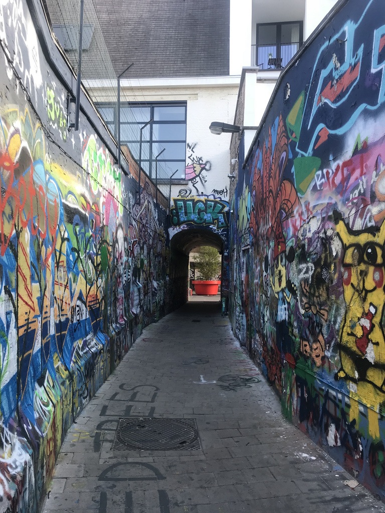 Graffiti Alley in Ghent Photo Heatheronhertravels.com