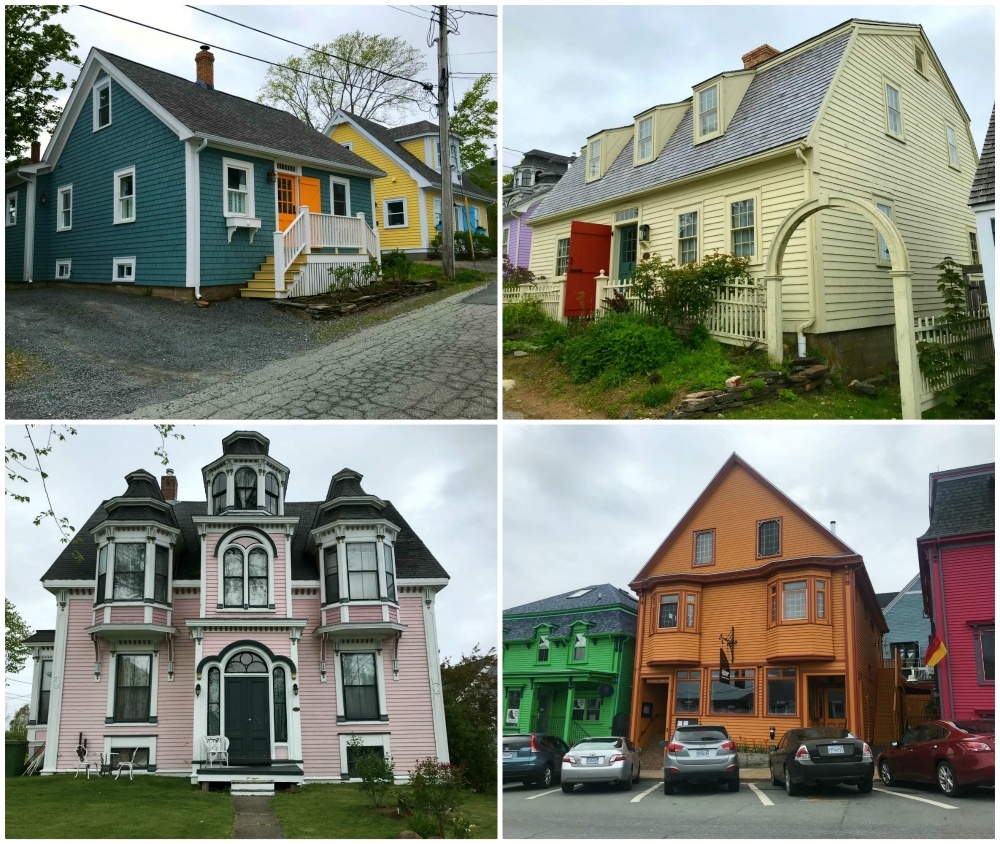Old Houses in Lunenburg Nova Scotia