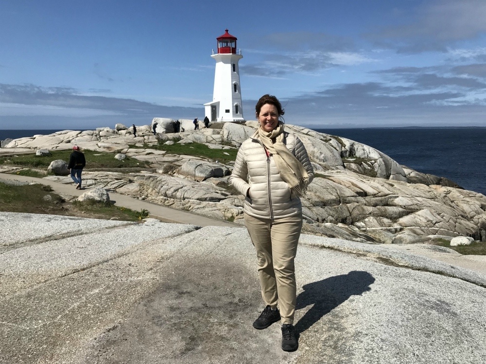 Peggy's Cove Nova Scotia road trip Photo Heatheronhertravels.com