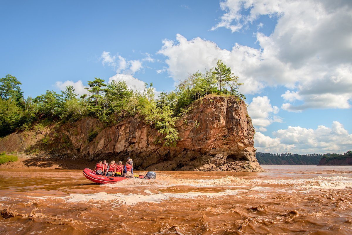 Tidal Bore Rafting in Nova Scotia Photo RaftingCanada.ca