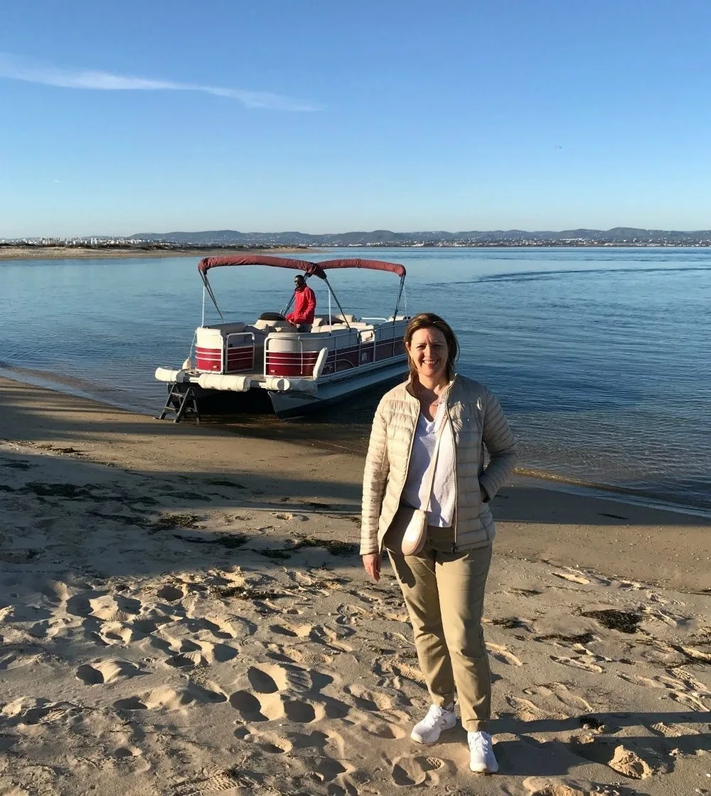 Ilha Deserta on Ria Formosa Boat trip from Faro Photo Heatheronhertravels