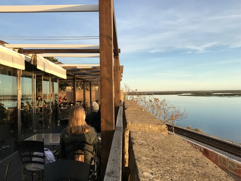 View over Ria Formosa from O Castelo Faro Photo Heatheronhertravels