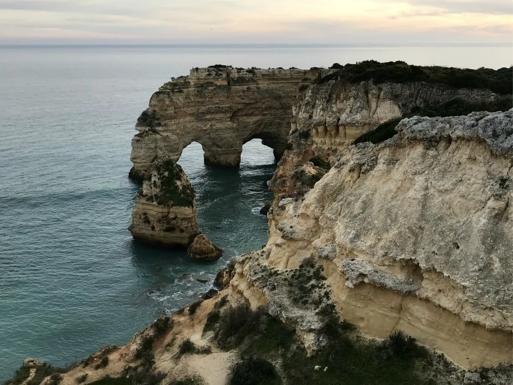 Sunset at Praia Marinha Algarve