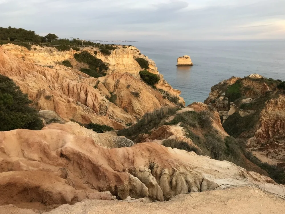 Sunset at Praia Marinha Algarve