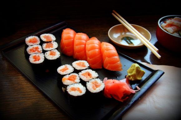 Try the sushi in Tokyo