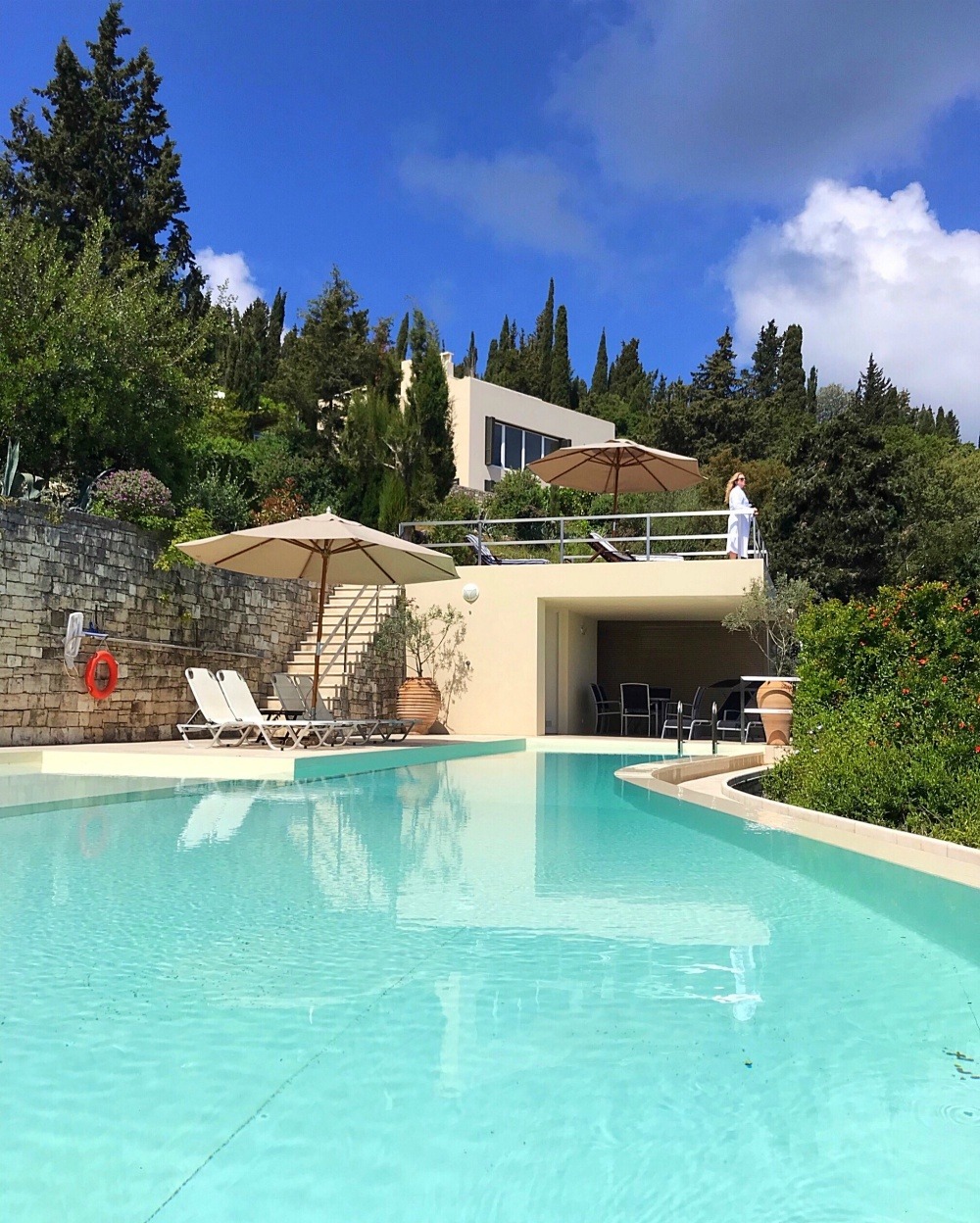 Luxury Paxos Villa Greece - Villa Glaros pool Photo Heatheronhertravels