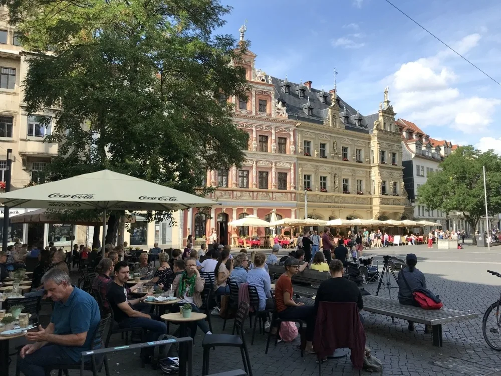 Fish market in Erfurt, Thuringia, Germany Photo Heatheronhertravels.com