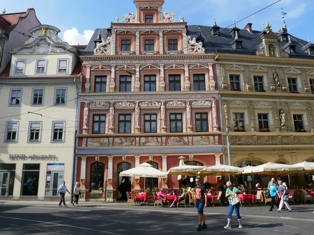 Fish market in Erfurt, Thuringia, Germany Photo Heatheronhertravels.com