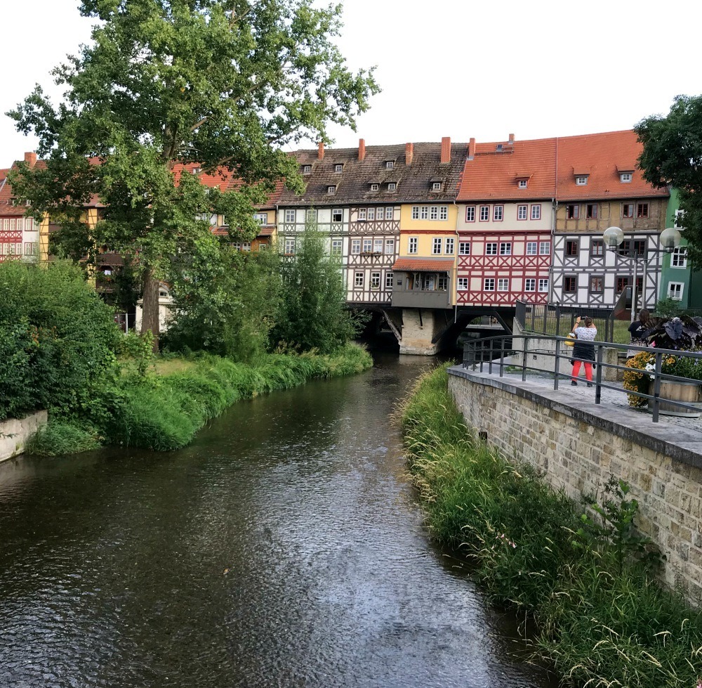 Krämerbrücke in Erfurt Thuringia, Germany Photo Heatheronhertravels.com