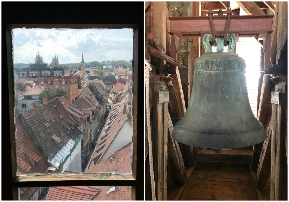 View from Church Tower in Erfurt, Thuringia, Germany Photo Heatheronhertravels.com