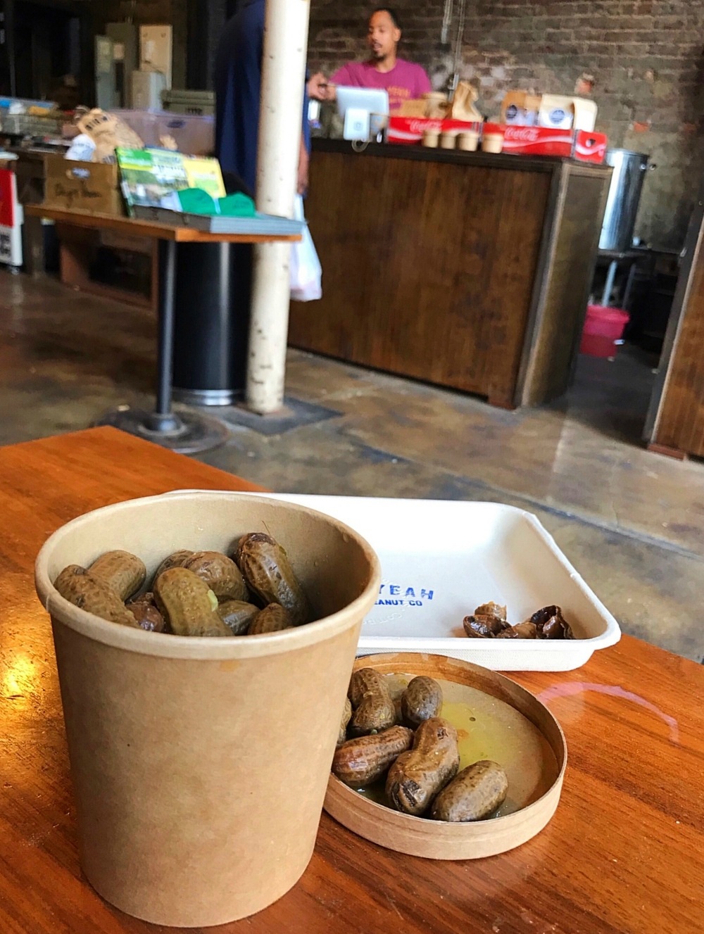 Boiled peanuts in Birmingham Alabama Photo Heatheronhertravels