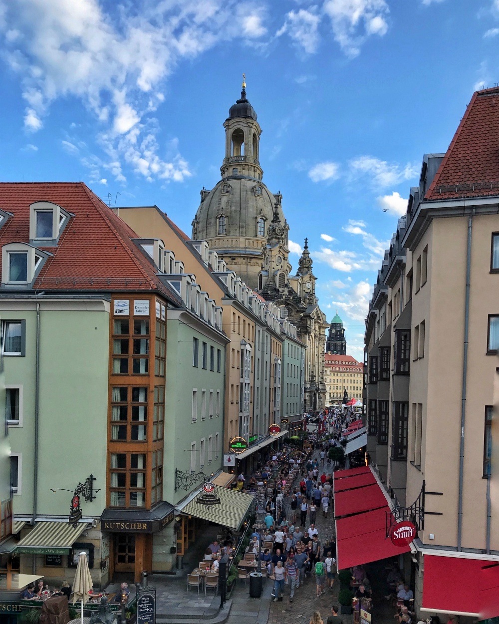 Things to do in Dresden - Brühl's Terrace in Dresden Germany Photo Heatheronhertravels.com