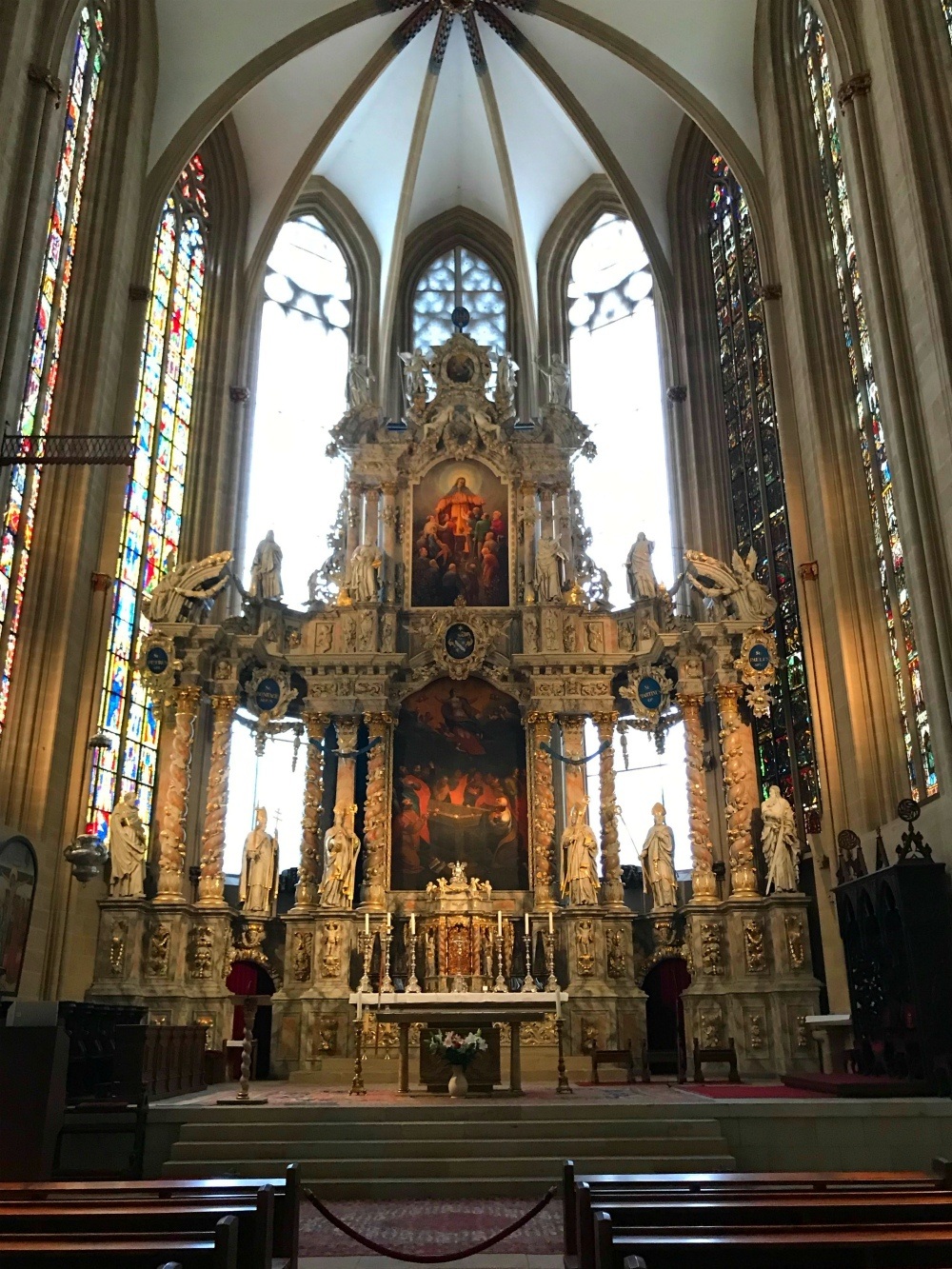 Cathedral in Erfurt Thuringia, Germany