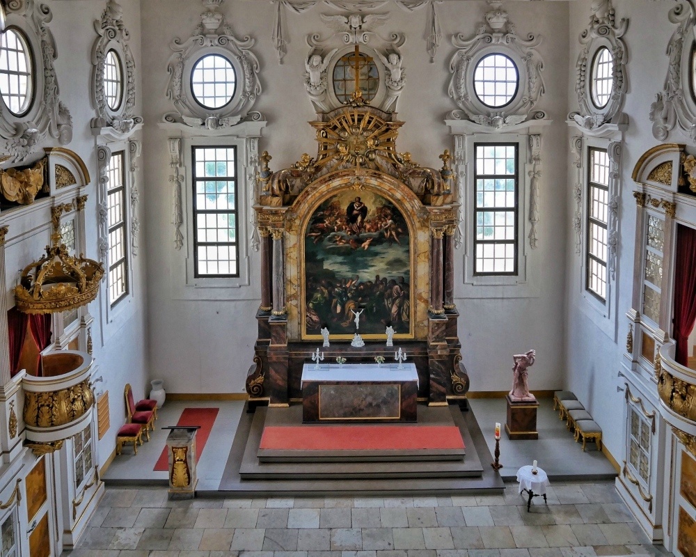 Chapel at Schloss Moritzburg near Dresden Germany Photo Heatheronhertravels.com
