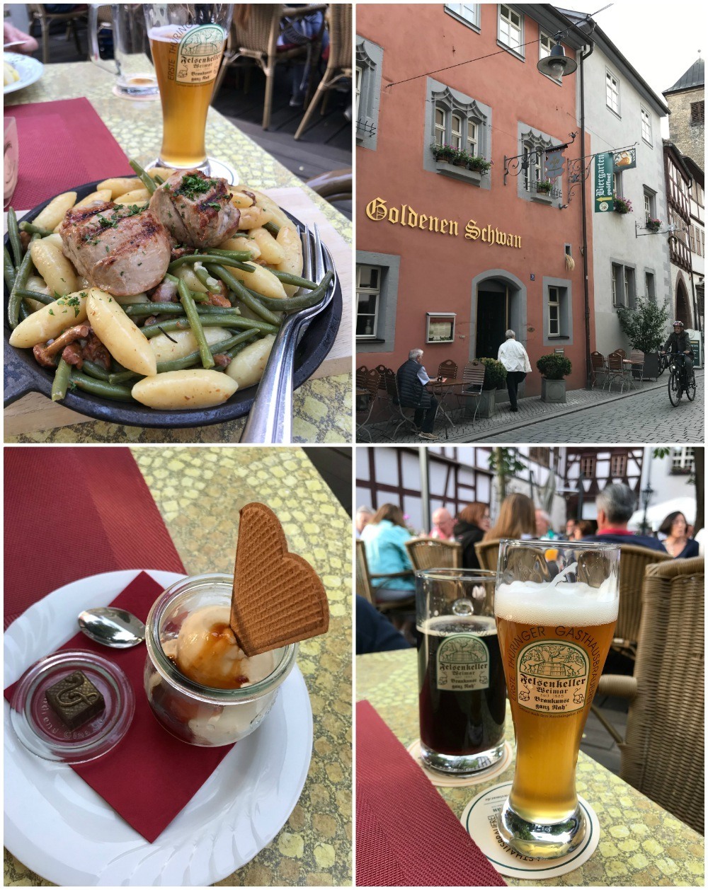 Golden Swan in Erfurt, Thuringia, Germany