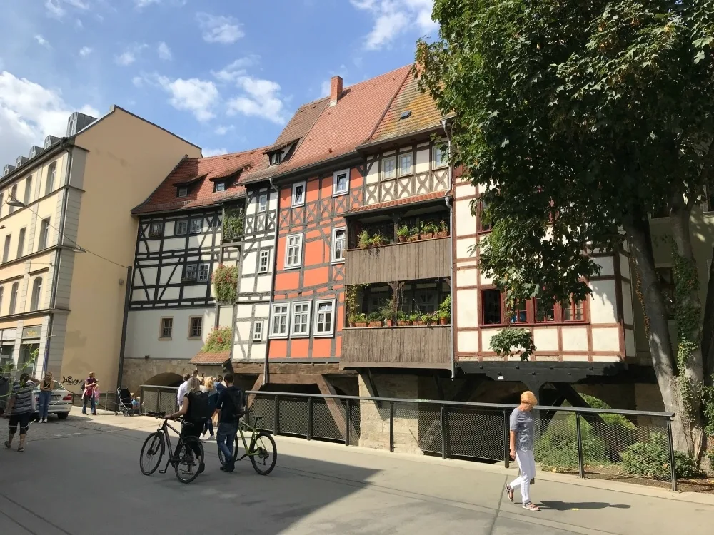 Krämerbrücke in Erfurt Thuringia, Germany Photo Heatheronhertravels.com