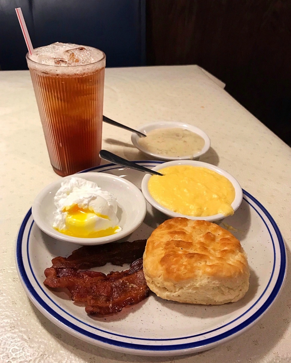 Southern Breakfast at Blue Plate cafe in Huntsville Alabama Photo Heatheronhertravels