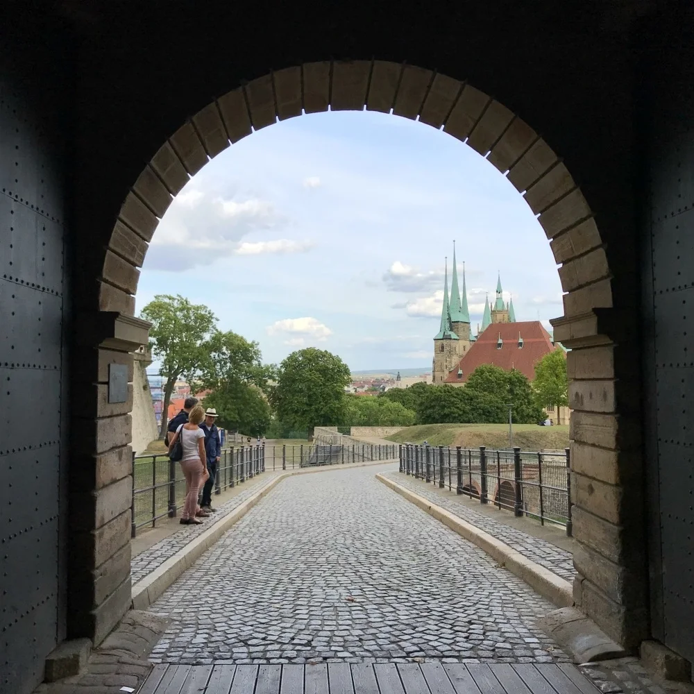 View from Petersburg Citadel in Erfurt Photo Heatheronhertravels.com