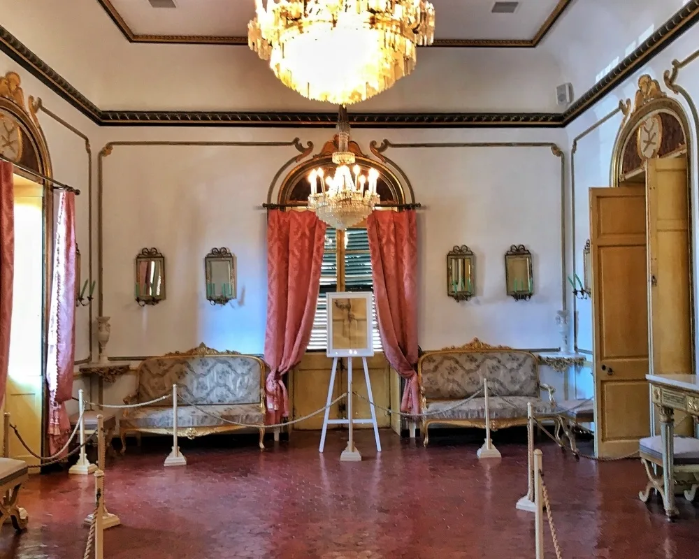 Palau Salort living room in Ciutadella Menorca Spain Photo Heatheronhertravels.com