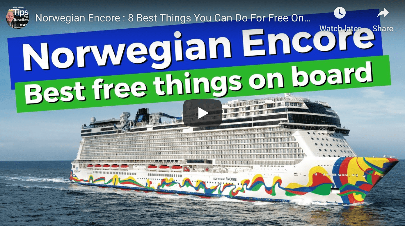 Norwegian Encore - best free things to do on board Tips for Travellers
