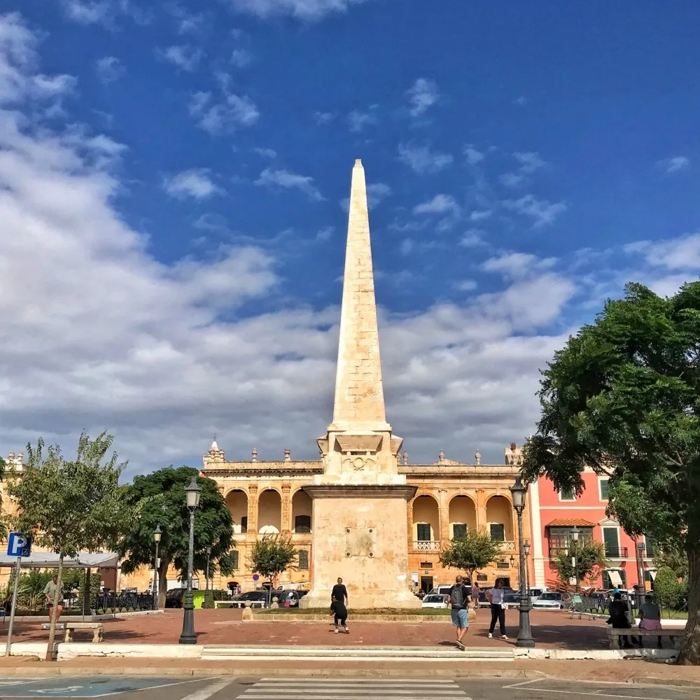 Placa des Born Ciutadella Menorca Photo Heatheronhertravels.com