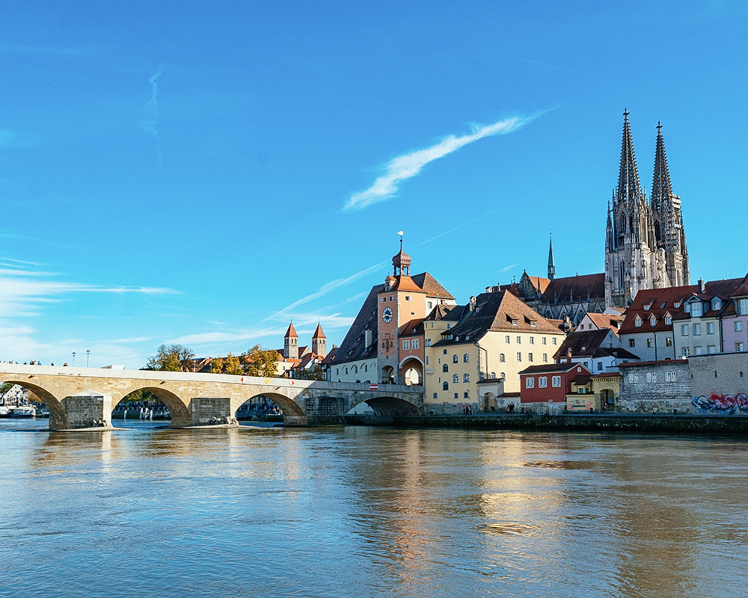 Regensburg and the Old Maine Bridge Photo: Annees de Pelerinage
