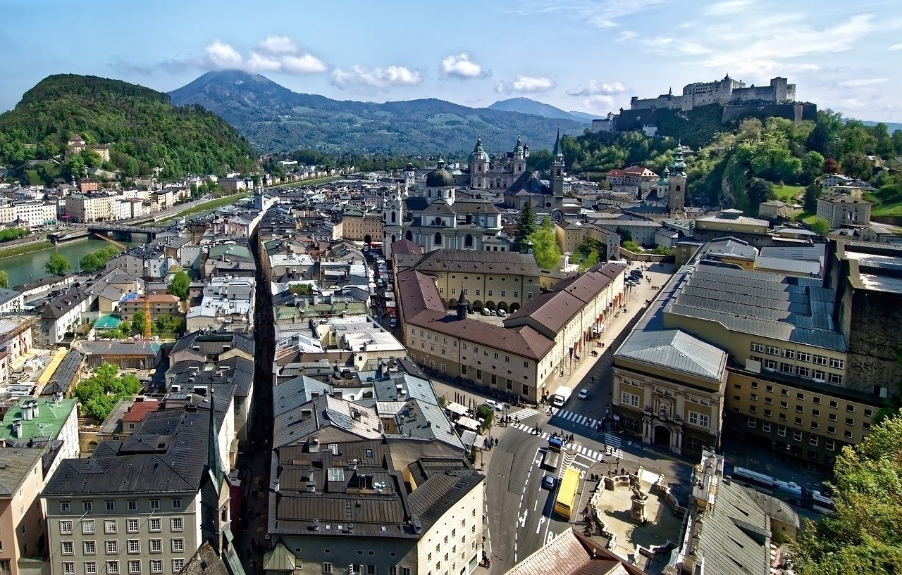 Salzburg in Austria Photo by Makalu on Pixabay