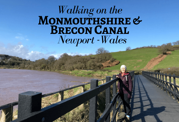 Walking on the Monmouthshire and Brecon Canal Newport South Wales