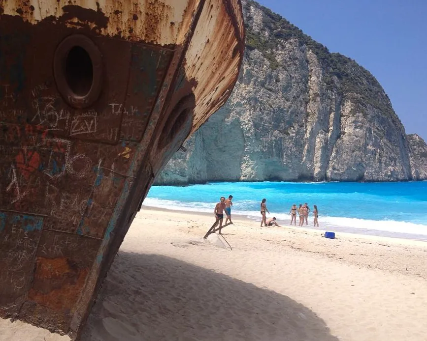 Navagio in Zakynthos Photo Heatheronhertravels.com