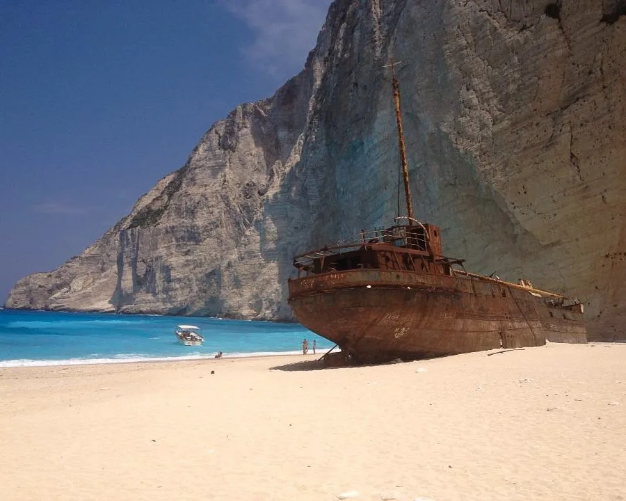 Navagio in Zakynthos Photo Heatheronhertravels.com