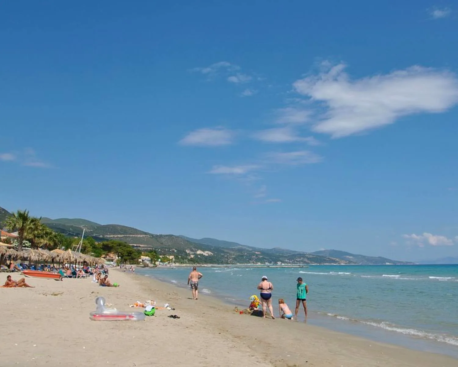 Alykes beach in Zante