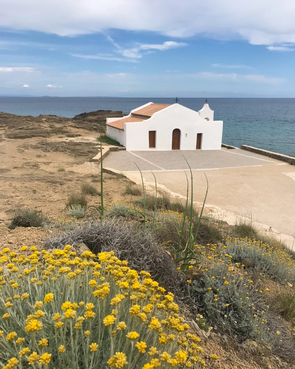 Church at St Nicholas Beach in Zakynthos Photo Heatheronhertravels.com