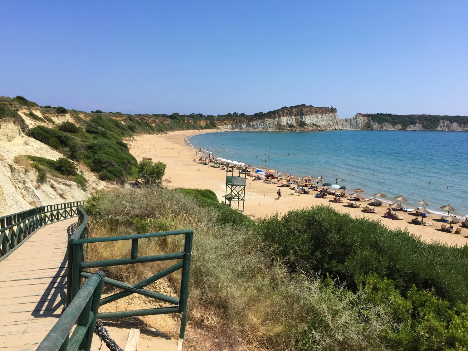 Gerakas beach in Zakynthos, Greece Photo Heatheronhertravels.com