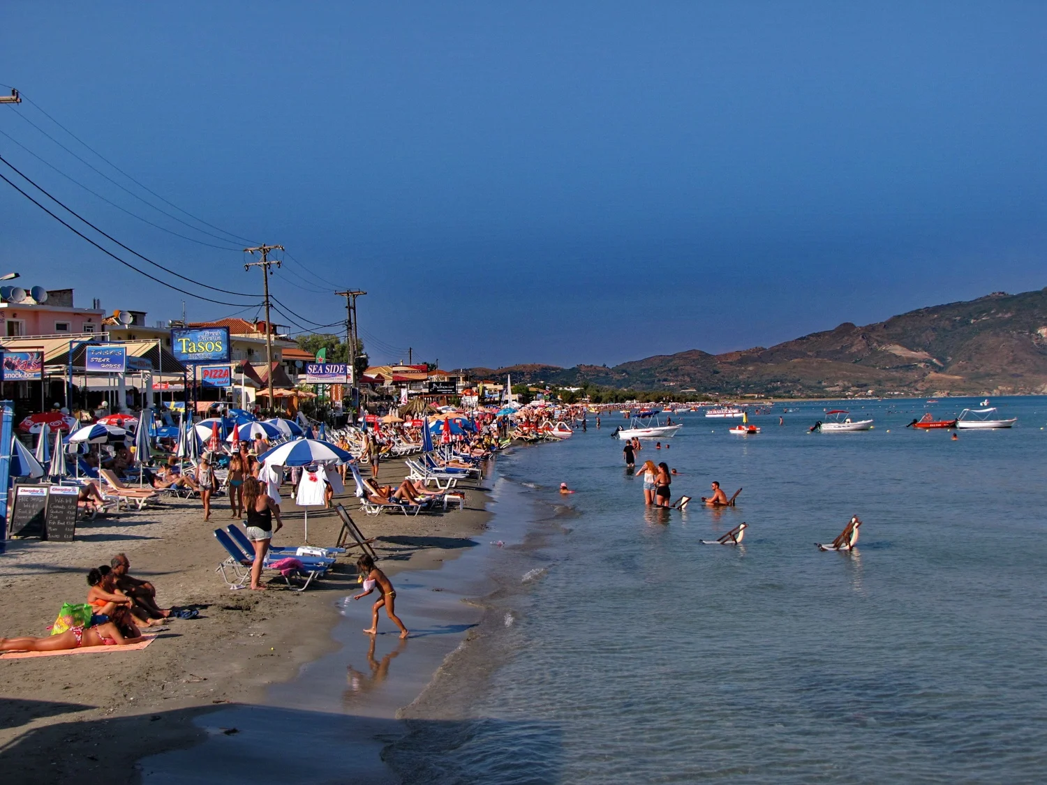 Laganas beach in Zakynthos