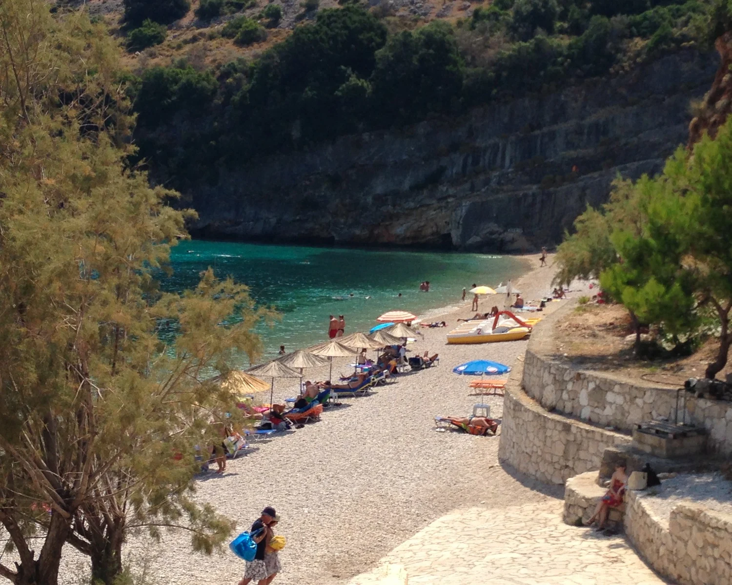 Makris Gialos beach in Zakynthos Photo Heatheronhertravels.com