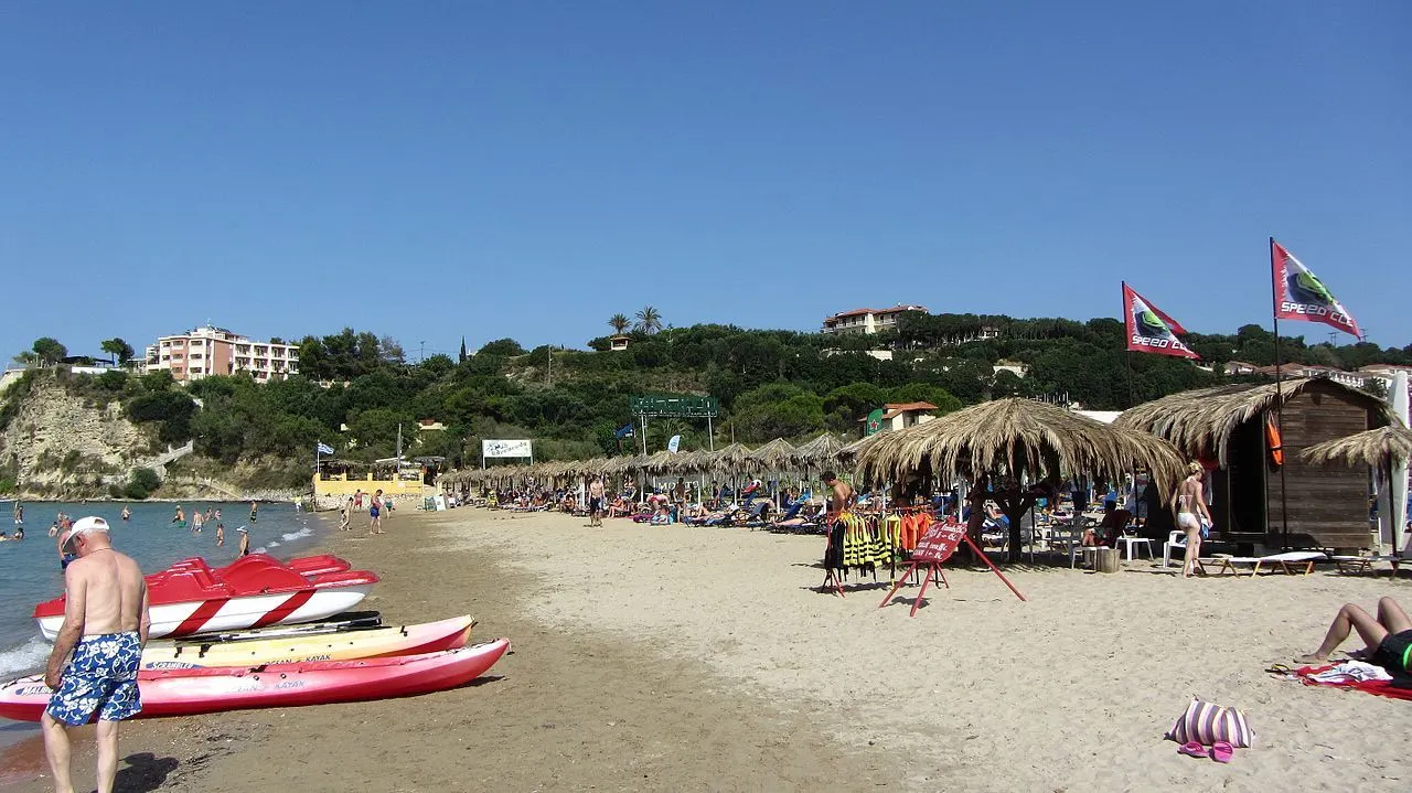 Tsilivi beach in Zakynthos