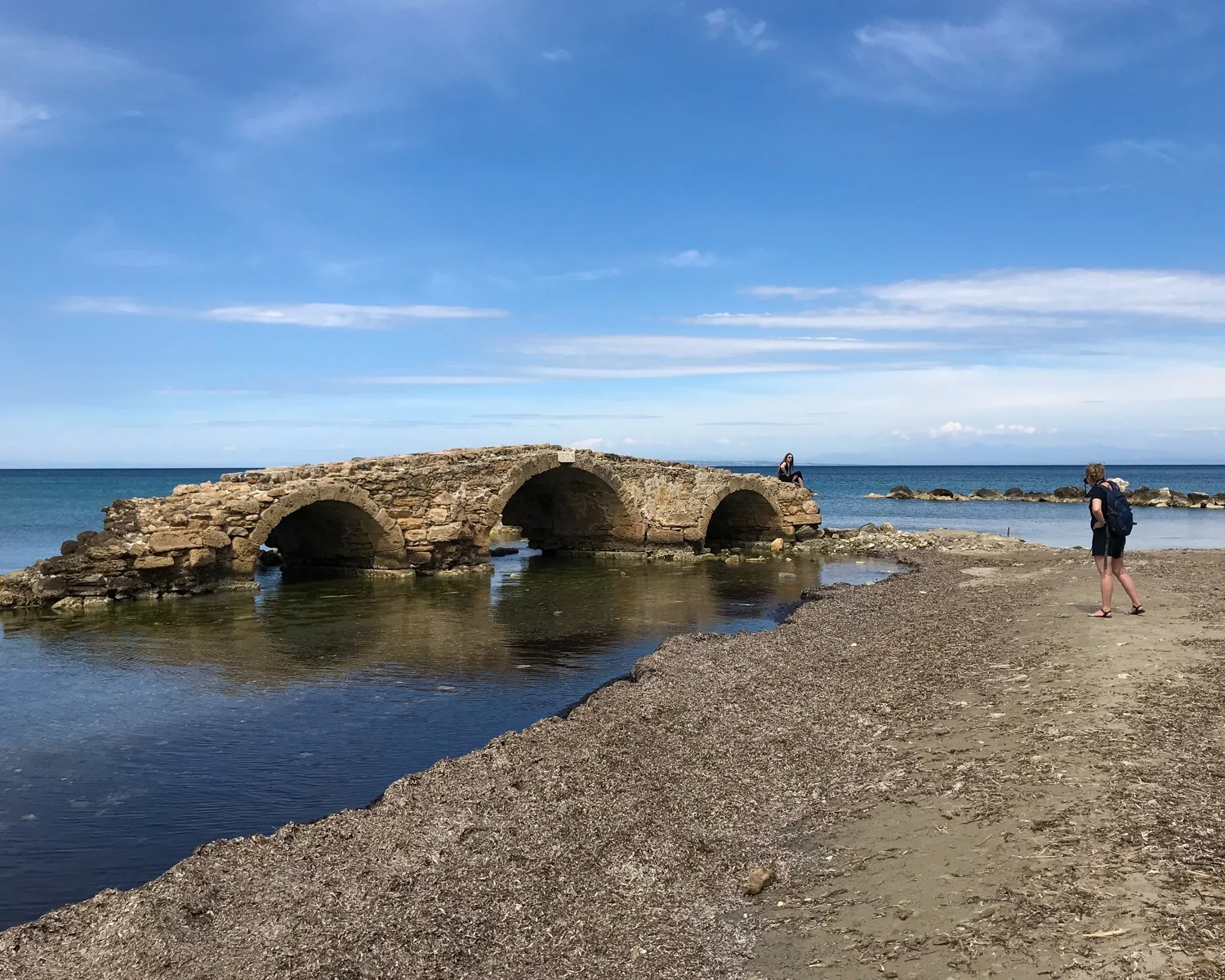 Venetian Bridge at Argassi beach Zakynthos