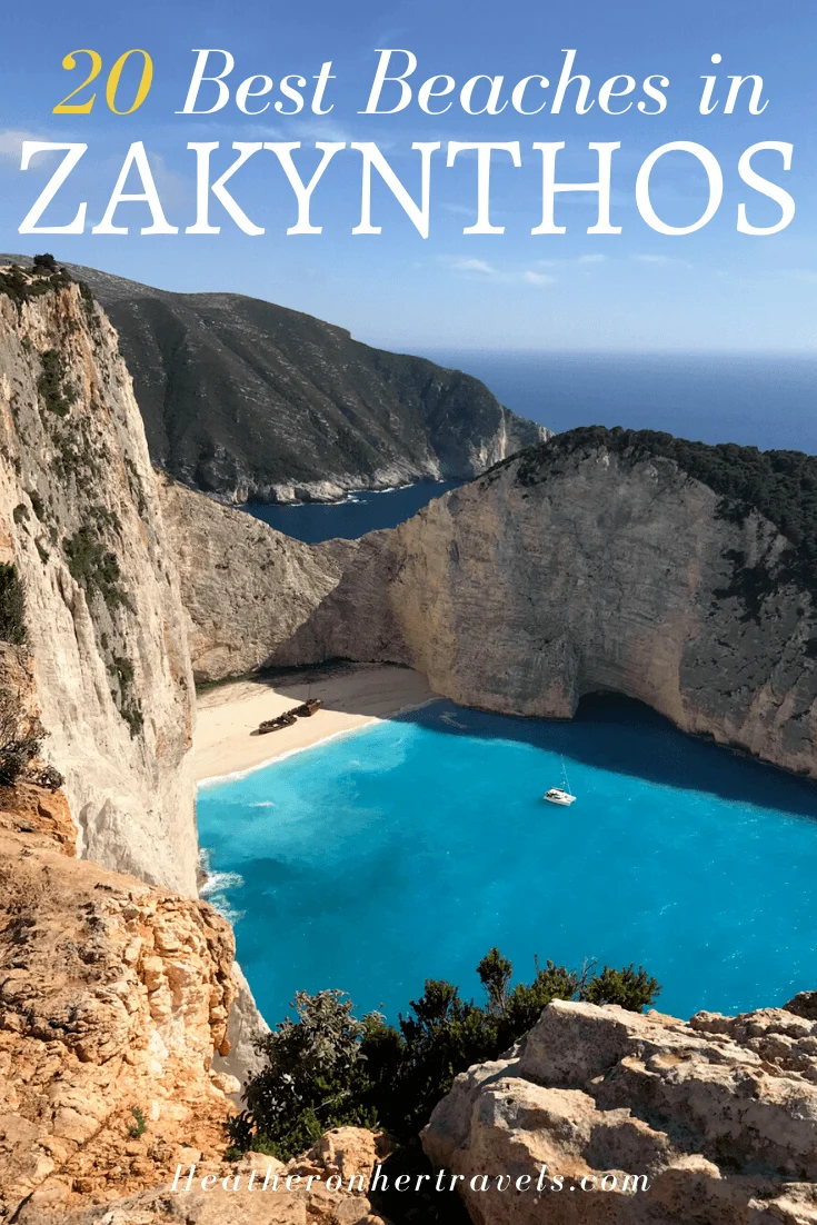 Best beaches in Zakynthos Greece