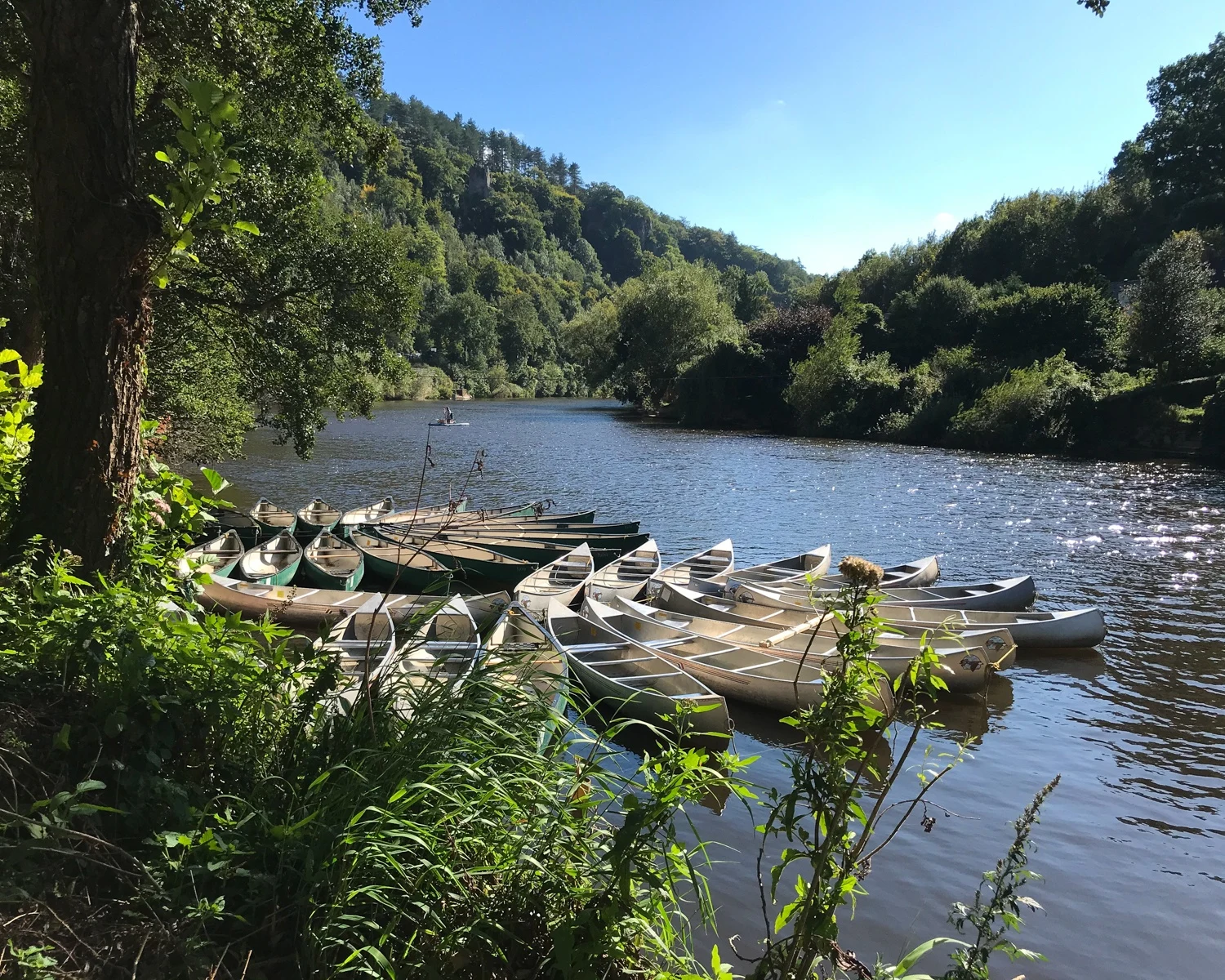 Canoes at Symond Yat, Wye Valley Photo Heatheronhertravels.com