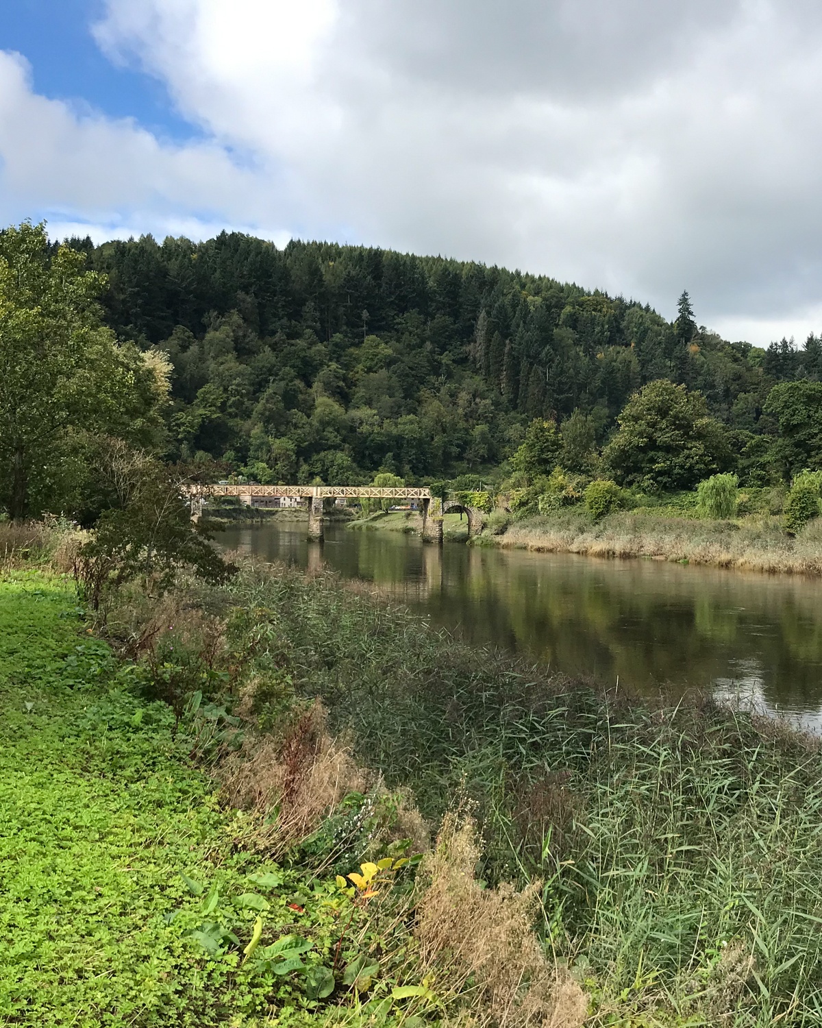 Wireworks bridge at Tintern Photo Heatheronhertravels.com