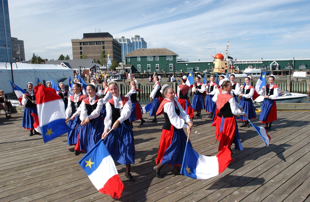 Acadian dancers in Nova Scotia Photo Wally Hayes Heather on her travels