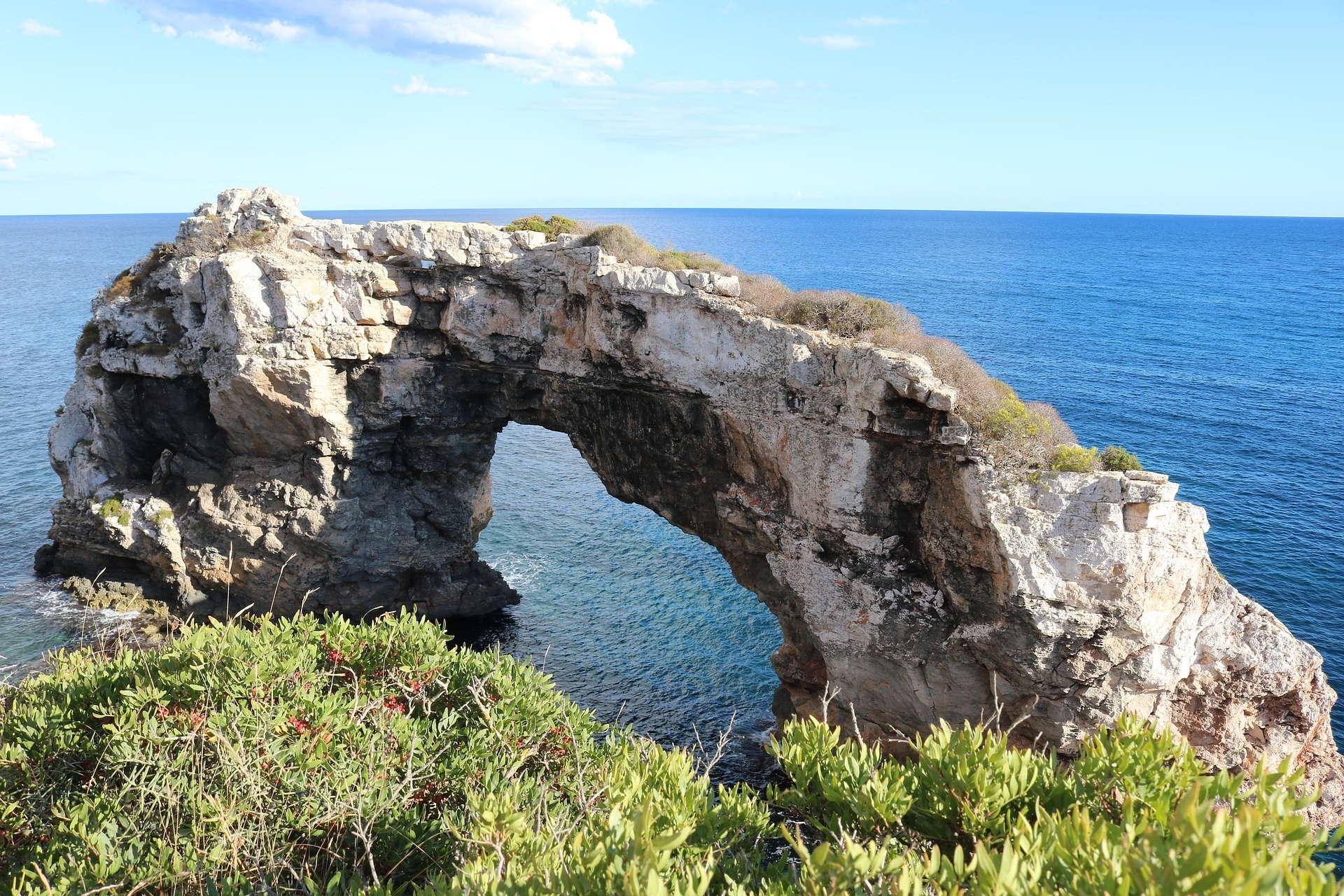 Es Pontas rock arch in Mallorca Photo Nicole Pankalla Pixabay